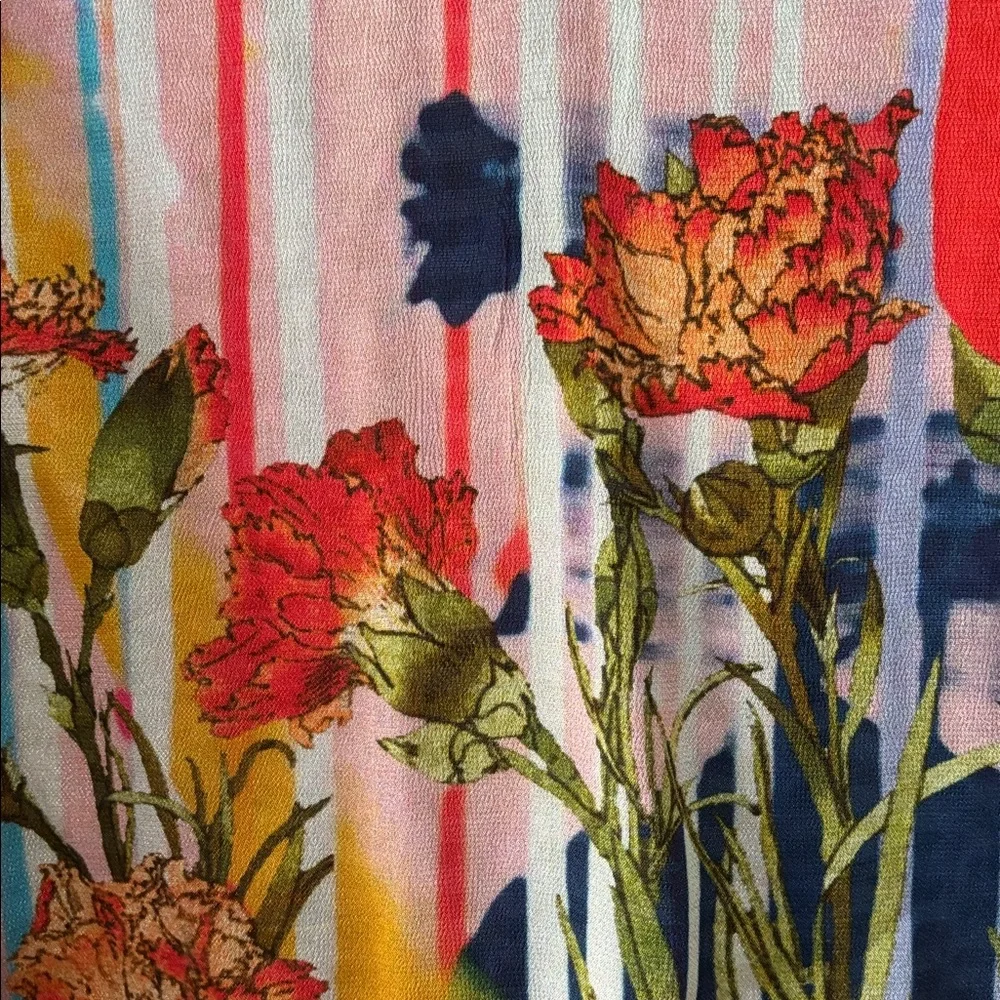 Conditions Apply for Anthropologie size M mixed print blouse - Picture 4 of 8